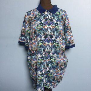 Charleston Threads Hawaiian Polo Shirt
